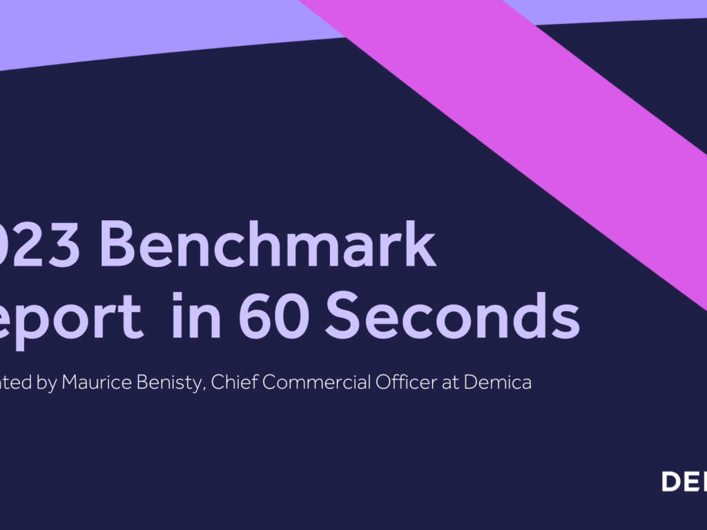 2023 Benchmark Report in 60 seconds